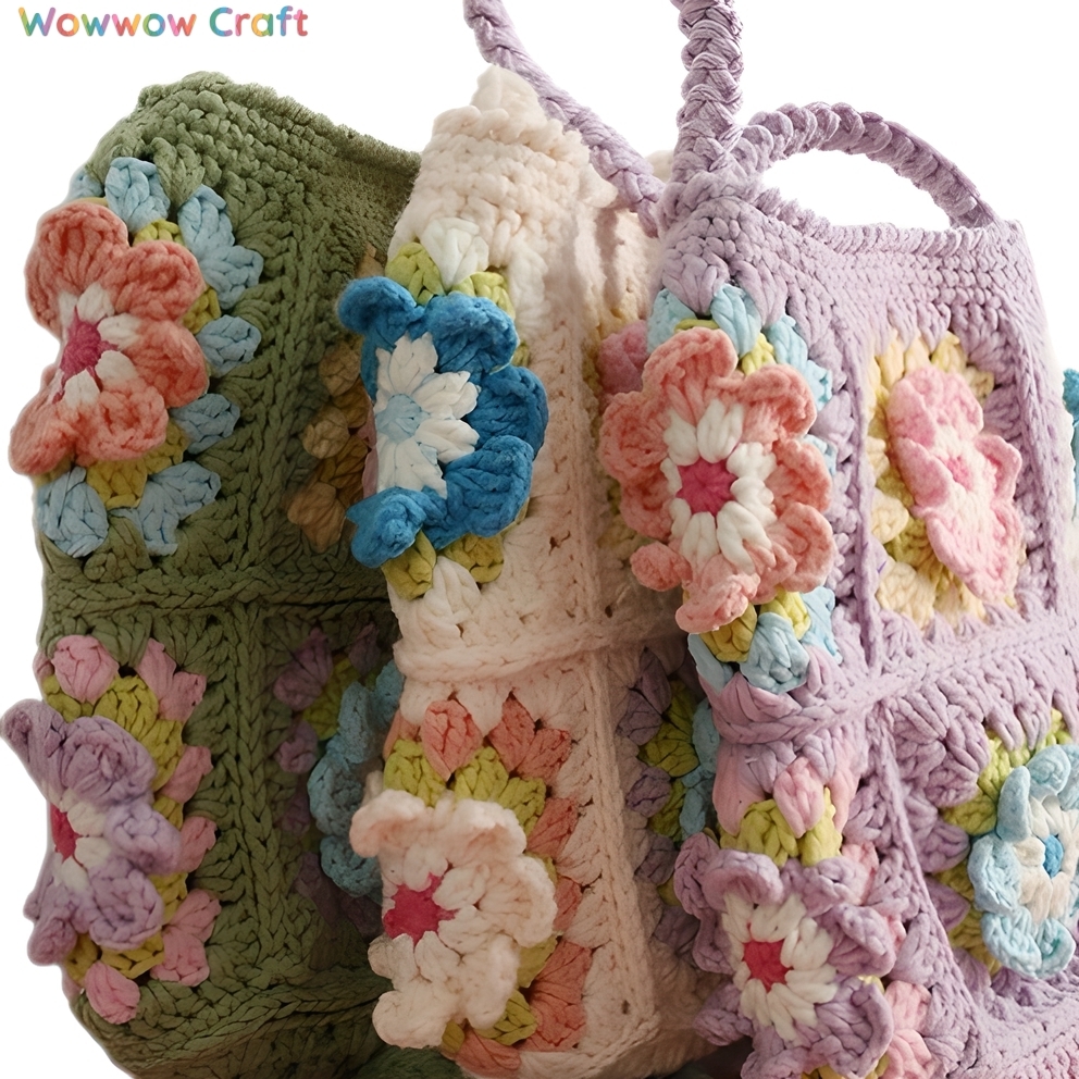 Crochet Granny Square Mini Crossbody Bag - Crochet Shoulder Bags,handmade crochet bags, custom amigurumi dolls, woven tote bags, eco-friendly gifts, unique crochet toys, organic yarn crafts, personalized crochet, handmade plushies, boho crochet accessories, sustainable handmade gifts